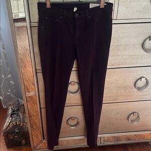 rag & bone dark purple Jeans Jeggings
